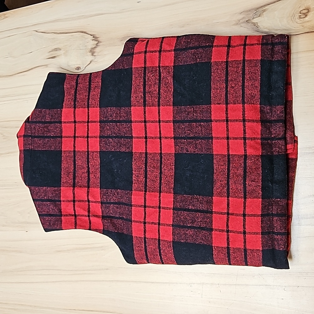 Old Navy Wool Puffer Vest with Pockets - Picture 4 of 6